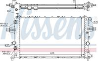 NS63003A_радиатор системы охлаждения! Opel Astra/