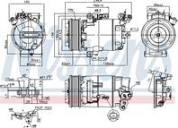 Компрессор nissan qashqai 07- 890015