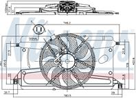 Вентилятор двигателя ford focus ii (cap  cb4) (04-) 1.4 i 16v  1.6 i 16v 85697