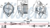 NS87050_вентилятор отопителя! Citroen Xantia 1.6-