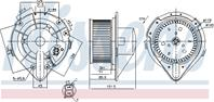 NS87066_вентилятор отопителя! VW Golf/Jetta/Passat/T4