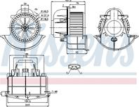 NS87139_вентилятор отопителя! VW Amarok 10&gt/Touar