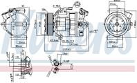 Kompresor klimatyzacji nissan primastar opel vivaro a renault espace