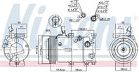 Компрессор hyundai elantra (10-)  i30 (gd) (12-) 1.6 i 16v 890237