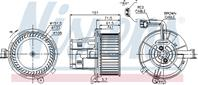 Мотор отопителя MB W204 07-