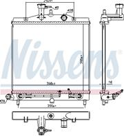 Радиатор охлаждения двигателя