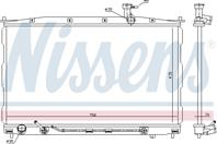 NISSENS 67505 Радиатор SANTA FE 2.2D 06- (HY2173)