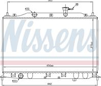Радиатор  охлаждения двигателя hyundai accent 1.4g