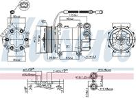Ns89339_компрессор кондиционера!sandencitroen xsara picasso 1.8i 00&gt