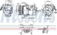 Kompresor klimatyzacji opel astra h  astra h gtc 1.3d 04.05-10.10