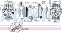 Kompresor klimatyzacji renault espace iv 1.9d/2.0/2.2d 11.02-