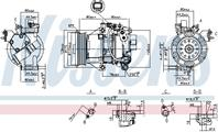 Компрессор toyota yaris (p1) (denso) 1/01-6/05 89554