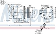 Компрессор кондиционера VW-POLO 99-_Nissens