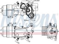 Радиатор масляный citroen c4  c4 grand picasso i  c4 grand picasso ii 