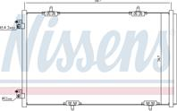 Конденсер CITROEN C-ELYSEE / PEUGEOT 301 1.6/1.6D 12-