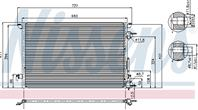 NISSENS 94597 Конденсер VECTRA C 1.6-3.2 02- (OL5333)