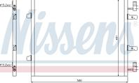 NS940147_=RT5459 [8200411148] !радиатор конд. Renault Trafic 2.0DCi 06-08