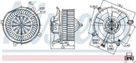 Вентилятор отопителя MB W219