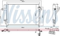 NISSENS 94646 Конденсер HYUNDAI GETZ 1.1-1.6 02- 
