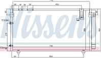 Конденсер TOYOTA AVENSIS VERSO 2.0/2.0D 01-