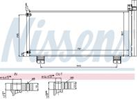 NS940344_радиатор конд.! Lexus RX350/RX350h/RX450h 3.5i 08&gt