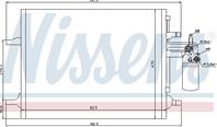 Конденсер volvo s60 / xc60 1.6-3.0 08-