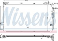 Радиатор кондиционер HYUNDAI Matr    647*352*18**94644 = Nis