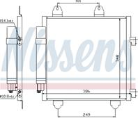 Конденсер citroen c1  peugeot 107  toyota aygo mt 94891