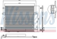 Радиатор кондиционера mb: gl-class (x164) gl 420 c