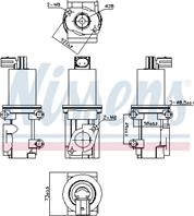 Клапан EGR alfa romeo 159 fiat croma, grande punto, sedici opel astr