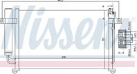 Getz {535 x 325 mm} конденсатор кондиц mt (nissens) (ava) (см.каталог)