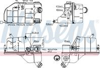 Бачок расширительный с крышкой и датчиком / mercedes actros mp2 03
