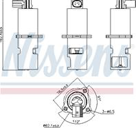 Клапан EGR mitsubishi carisma, space star nissan interstar, primastar