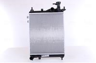 NISSENS 67093 Радиатор двигателя HYUNDAI GETZ 1.1-1.6 02-