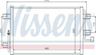 Радиатор кондиционера nissens