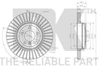 ДИСК ТОРМОЗНОЙ ЗАДНИЙ BMW E65/66 04-