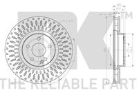 ДИСК ТОРМОЗНОЙ ПЕРЕДНИЙ (330X32MM) / M.B V-CLASS,VITO (W447) 14