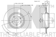 Диск тормозной MERCEDES ML W163 270-500 98-05 задний