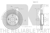 2045102nk диск тормозной передний. citroen c1  peugeot 107  toyota aygo 1.0/1.4hdi 05