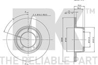 Диск тормозной передний (298x14mm) / LAND ROVER Defender,Discovery-I/II,LAND ROV