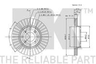 Диск тормозной передний (260x22mm) / HONDA Accord-VI,Prelude-IV 98~02