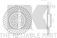 Диск тормозной передний / VW Passat 11~  Passat CC 09~