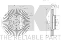 Диск торм maz 6cx-5 2.02.52.2d 11- пер вент 297x28 203278