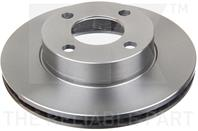 Диск тормозной AUDI 80 1.9-2.3 91-94 передний D=256мм.