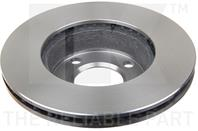 Диск тормозной AUDI 80 1.9-2.3 91-94 передний D=256мм.