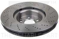 Диск тормозной MERCEDES W204/212/207 передний D=344мм.