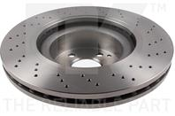 Диск тормозной MERCEDES W220/C215 600/55/63AMG 99-06 передний вент.D=345мм.