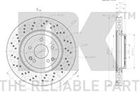 Диск тормозной MERCEDES W203 1.8-3.5 00- передний вент.