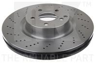 Диск тормозной MERCEDES W204/212/207 передний D=344мм.