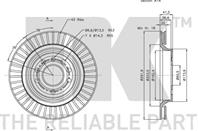 203650NK_диск тормозной задний! Opel Signum/ectra